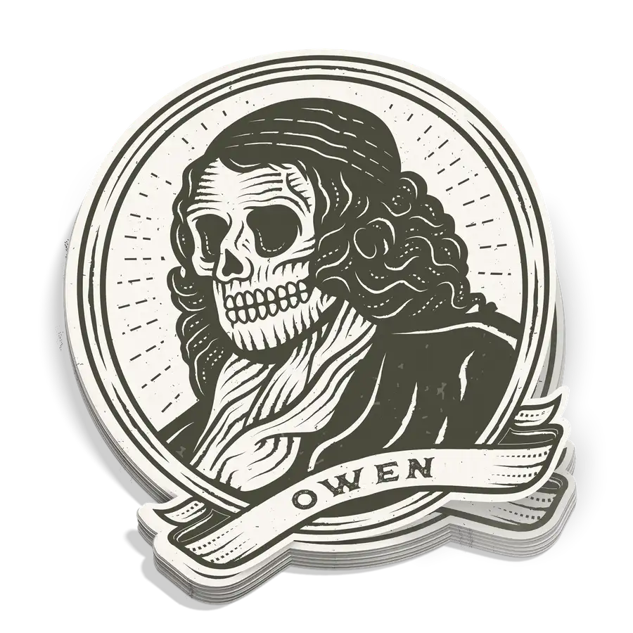 Dead Theologians Owen Sticker