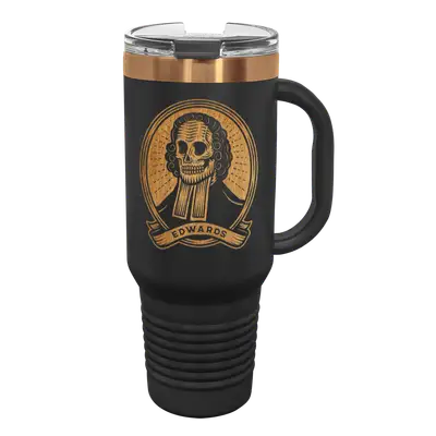 Dead Theologians Edwards 40 oz Insulated Travel Tumbler