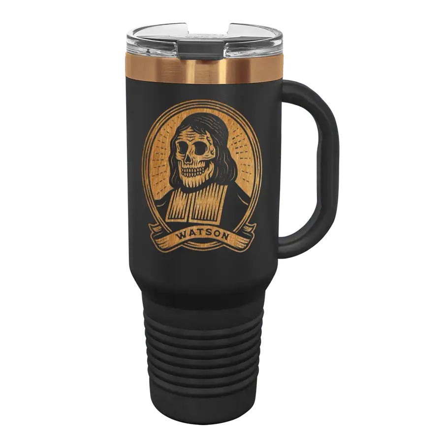 Dead Theologians Watson 40 oz Insulated Travel Tumbler