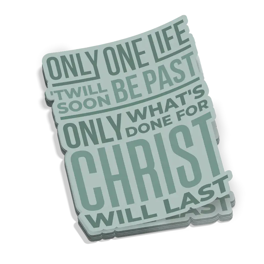 Only One Life Sticker