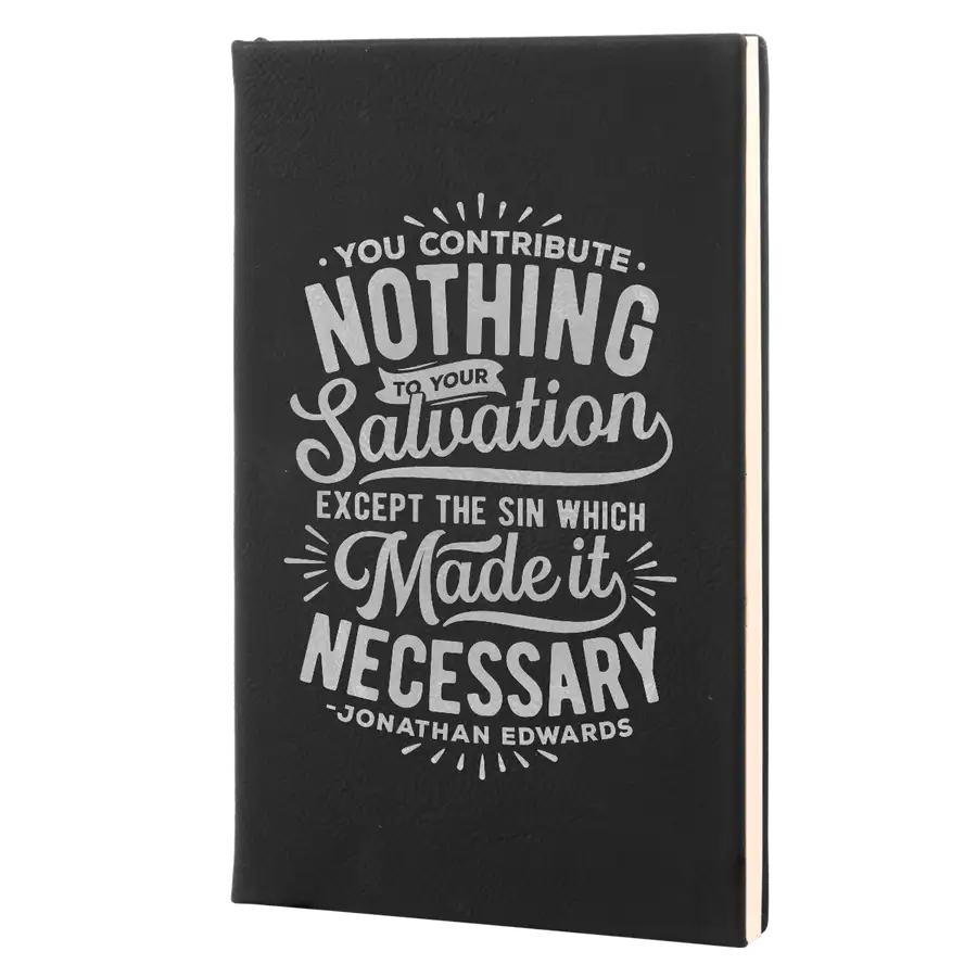 You Contribute Nothing Leatherette Hardcover Journal