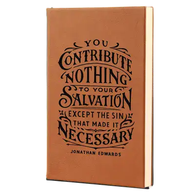 You Contribute Nothing Leatherette Hardcover Journal