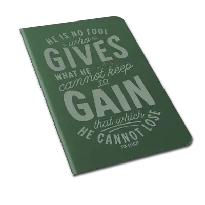 He Is No Fool Laser Etched Moleskine Journal