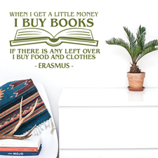 Erasmus Book Quote Wall Art