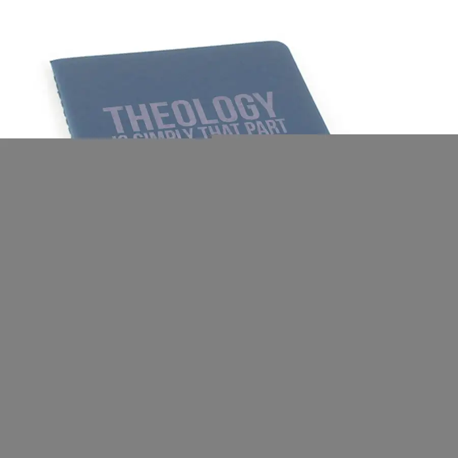 Theology Requires Brains Laser Etched Moleskine Journal