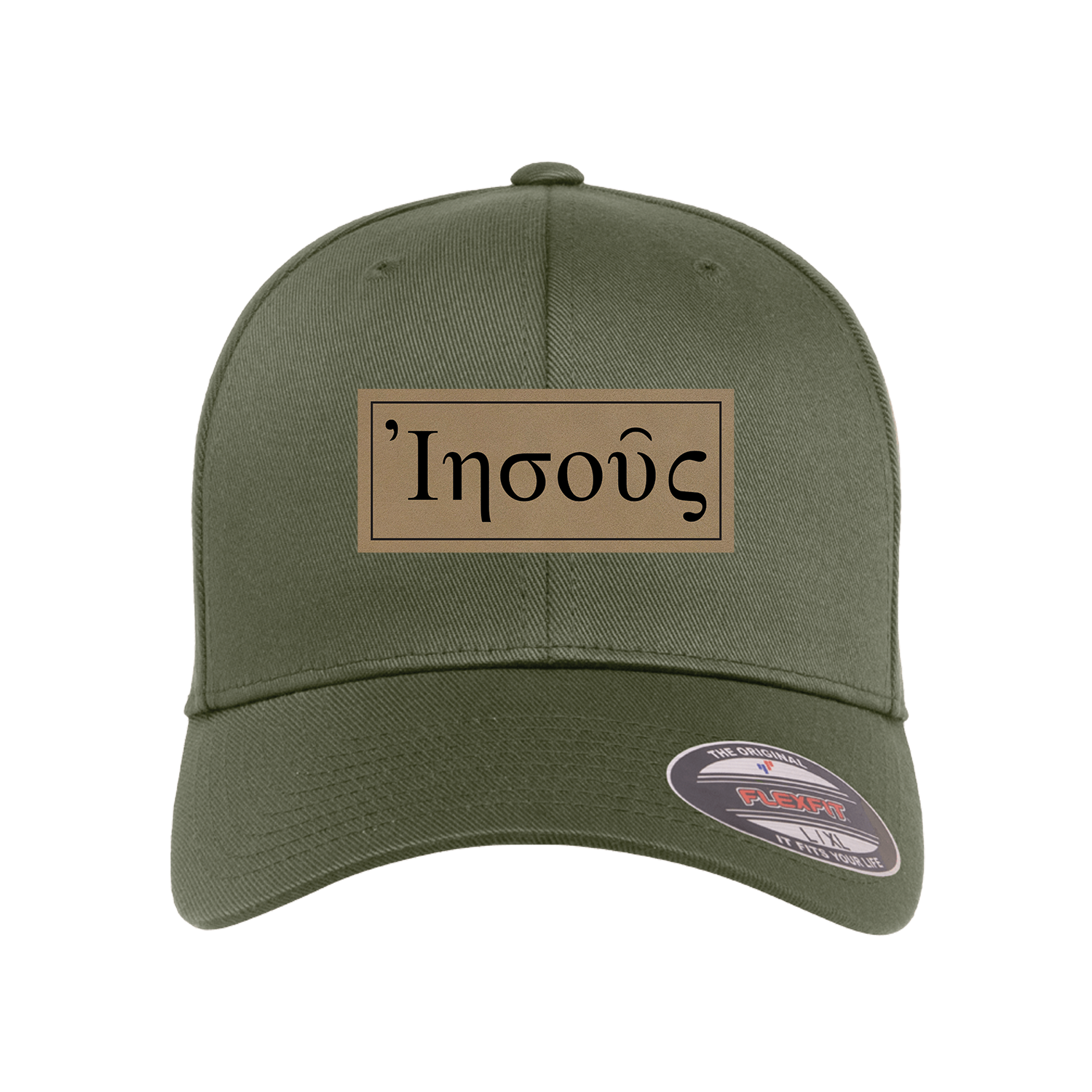 Jesus (Greek) Patch Fitted Hat