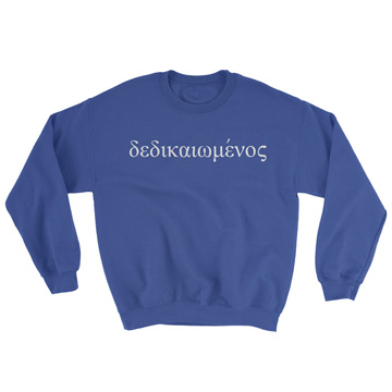 Justified (Greek) Crewneck Sweatshirt