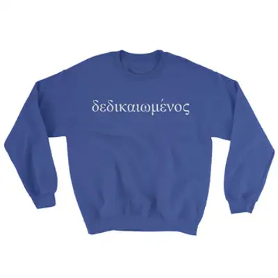 Justified (Greek) Crewneck Sweatshirt
