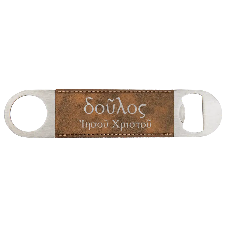 Slave of Christ Jesus (Greek) Bottle Opener
