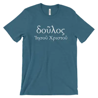 Slave of Jesus Christ (Greek) Quick Ship Tee