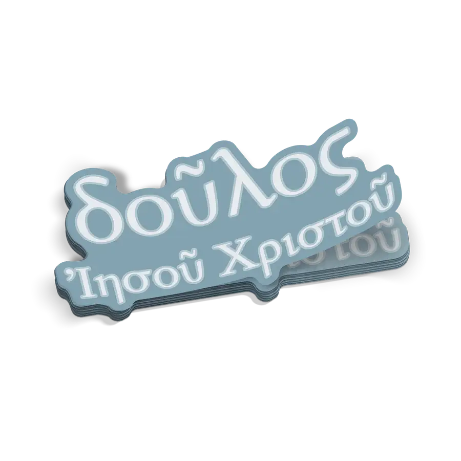 Slave of Christ Jesus (Greek) Sticker