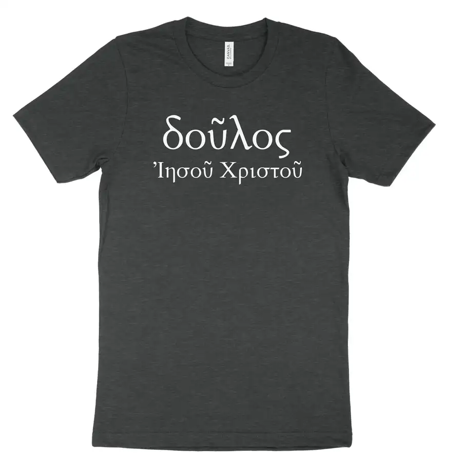 Slave of Christ Jesus (Greek) Tee