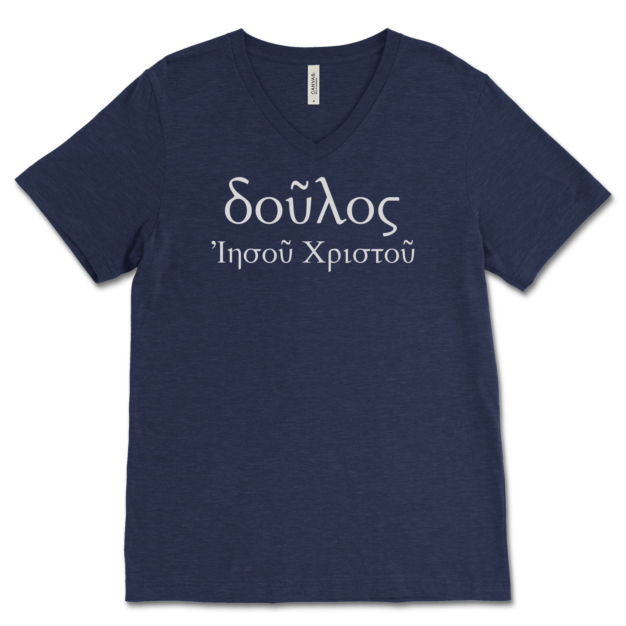 Slave of Christ Jesus (Greek) V‐Neck Tee