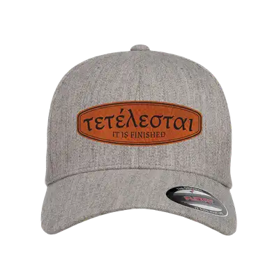 Tetelestai (Greek) Patch Fitted Hat
