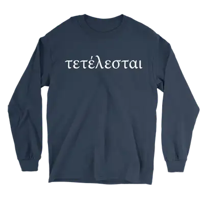 Tetelestai (Greek) Long Sleeve Tee