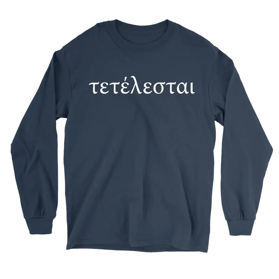 Tetelestai (Greek) Long Sleeve Tee