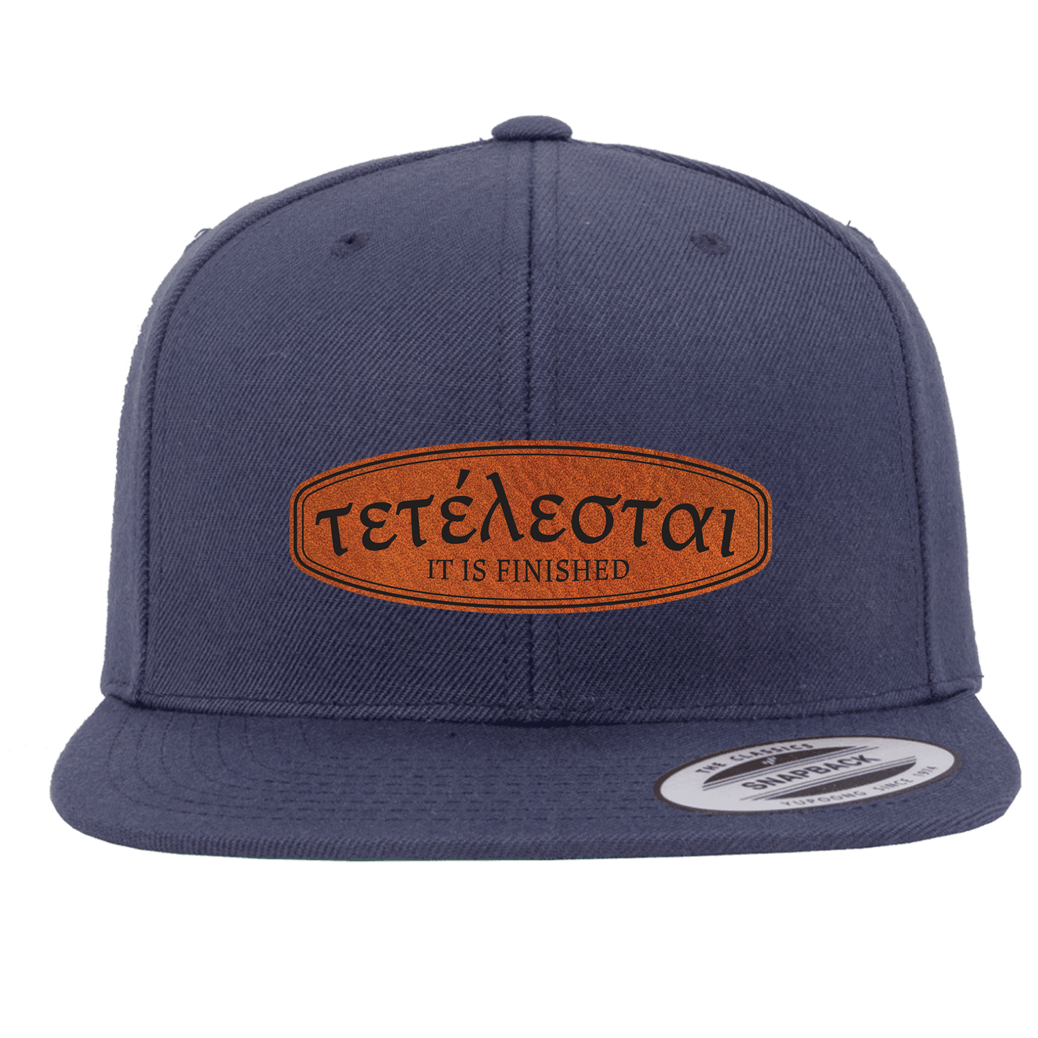 Tetelestai (Greek) Patch Snapback Hat