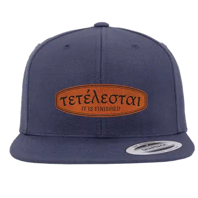 Tetelestai (Greek) Patch Snapback Hat