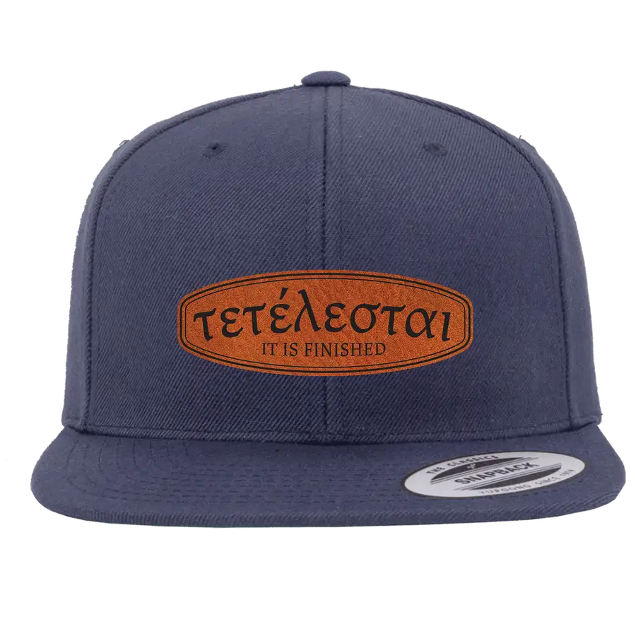Tetelestai (Greek) Patch Snapback Hat