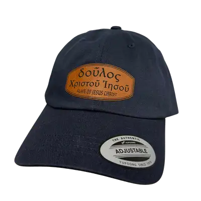 Slave of Christ Jesus (Greek) Patch Dad Hat