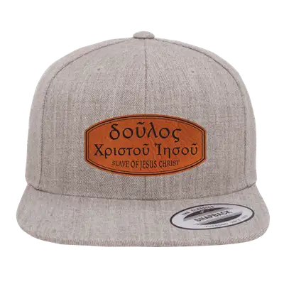 Slave of Christ Jesus (Greek) Patch Snapback Hat