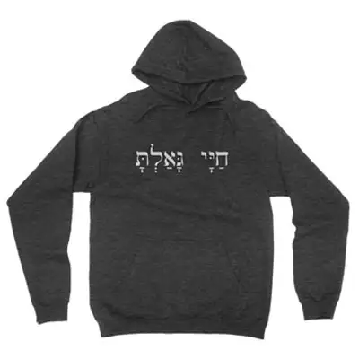 You Have Redeemed My Life (Hebrew) Hoodie