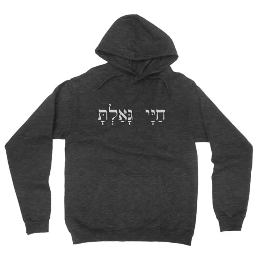 You Have Redeemed My Life (Hebrew) Hoodie
