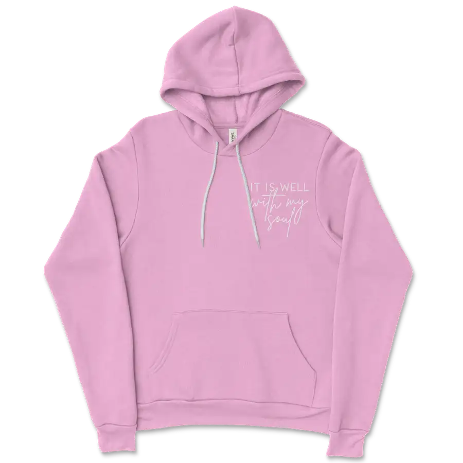 Well With My Soul Left Chest Ladies Hoodie