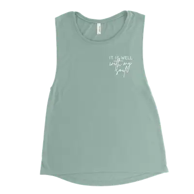 Well With My Soul Left Chest Muscle Tank