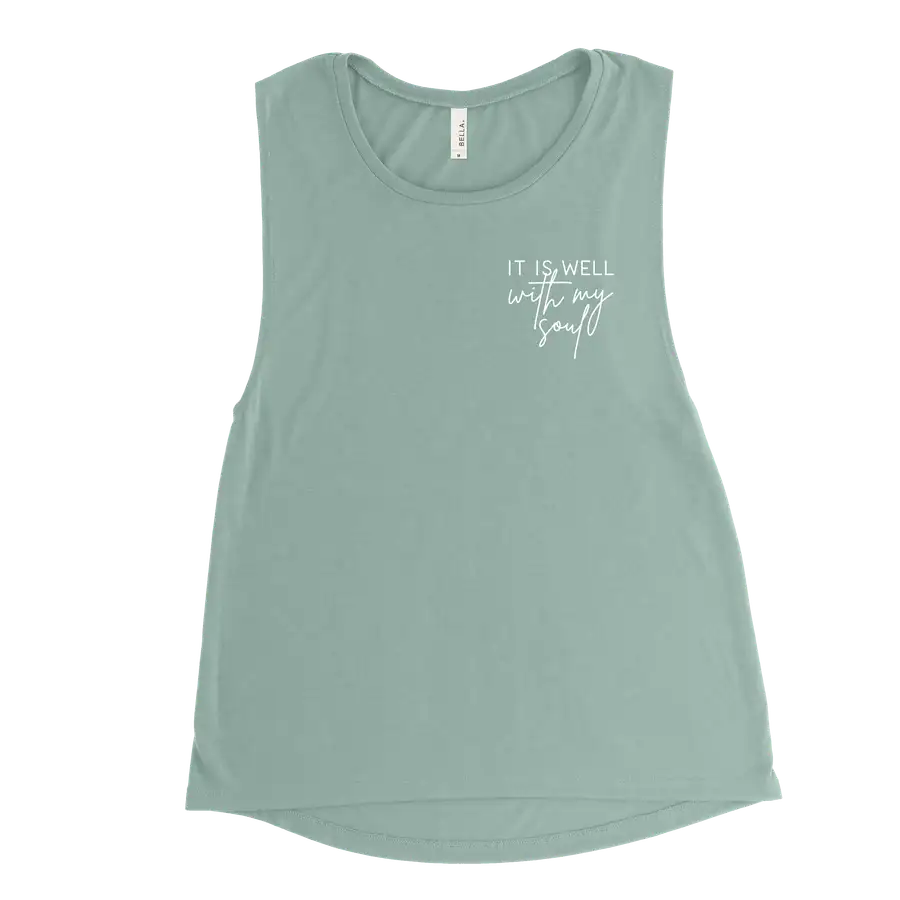 Well With My Soul Left Chest Muscle Tank