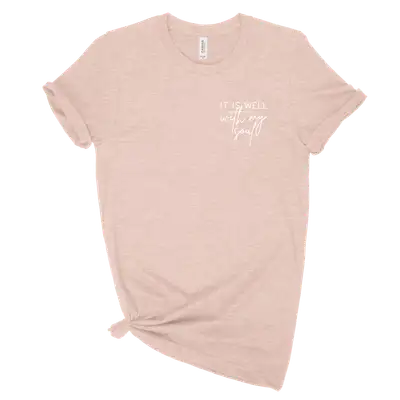 Well With My Soul Left Chest Unisex Tee