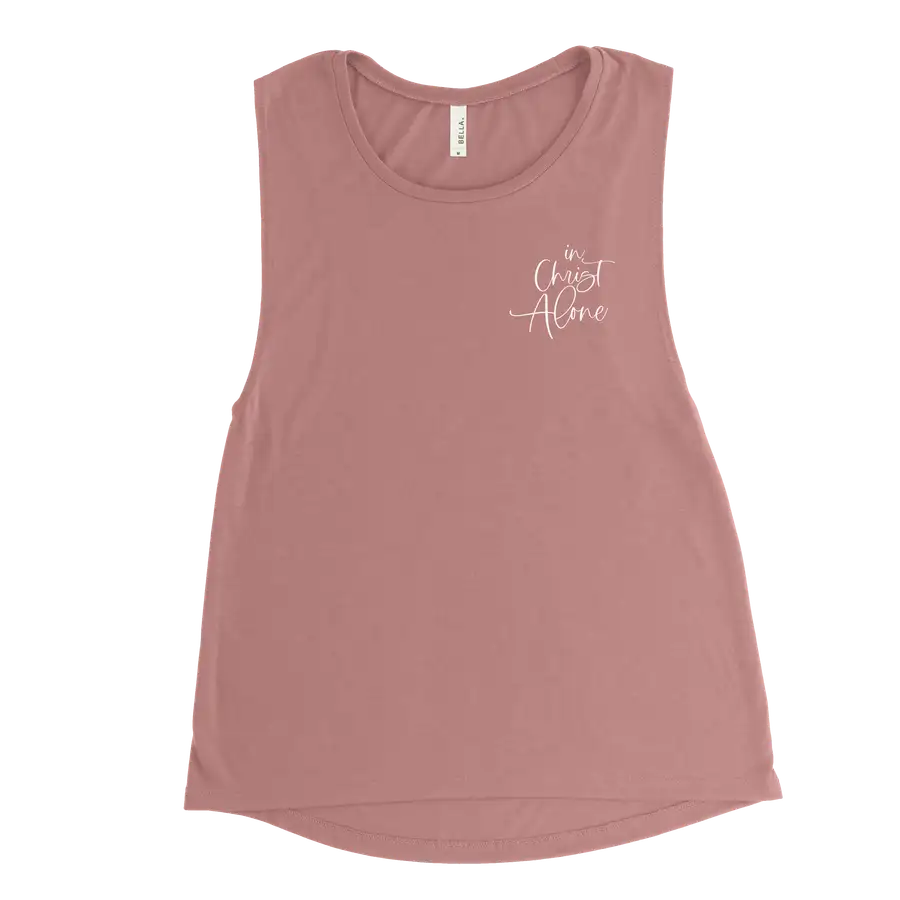 In Christ Alone Left Chest Muscle Tank