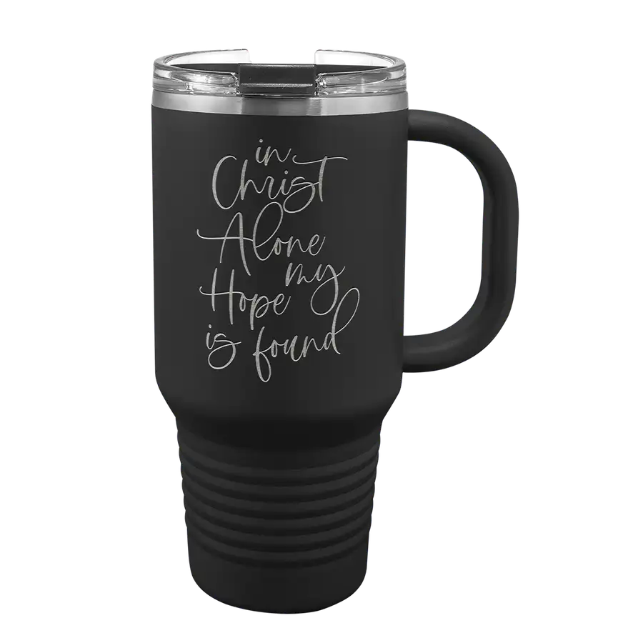 In Christ Alone 32 oz Insulated Travel Tumbler