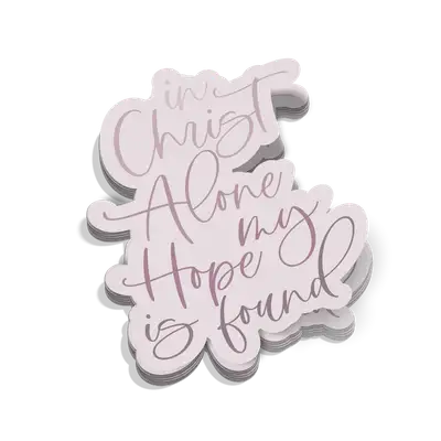 In Christ Alone Sticker