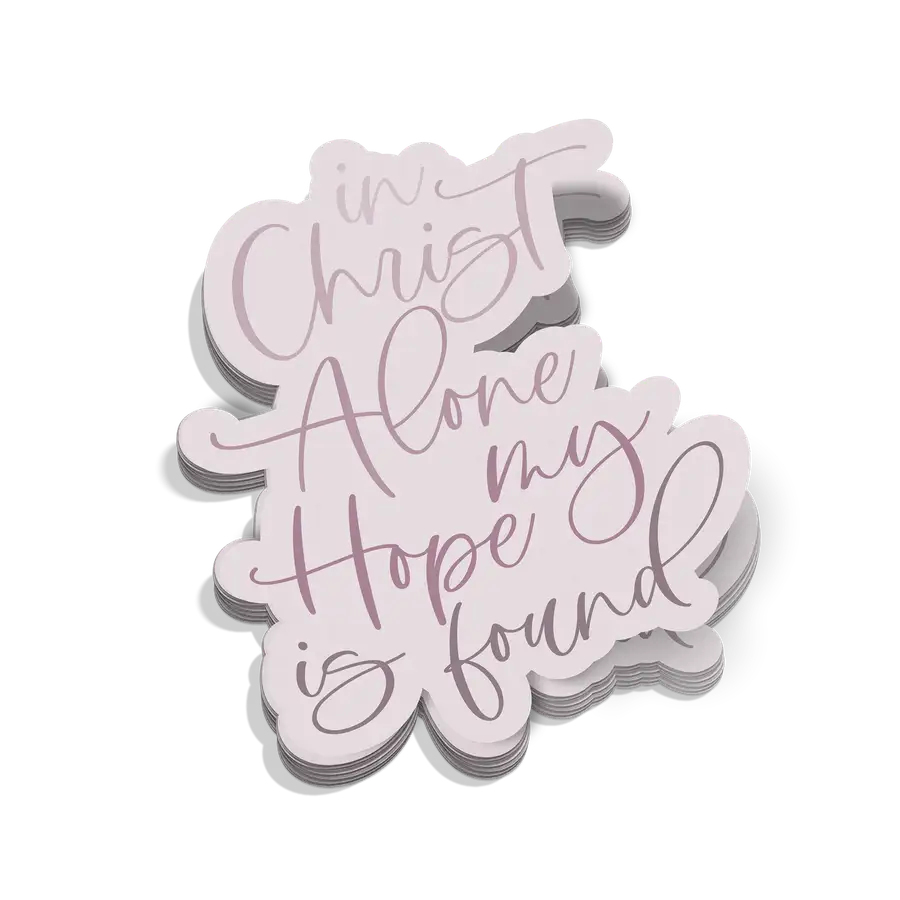 In Christ Alone Sticker