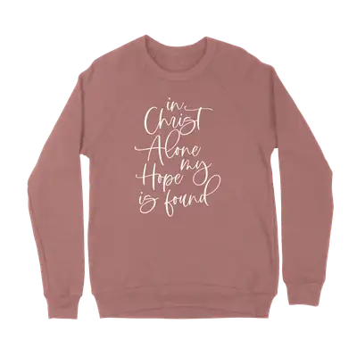 In Christ Alone Crewneck Sweatshirt