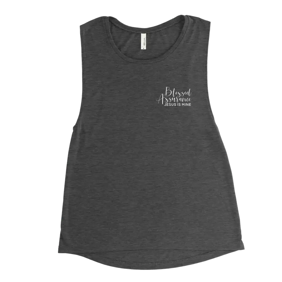 Blessed Assurance Left Chest Muscle Tank