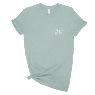 Blessed Assurance Left Chest Unisex Tee