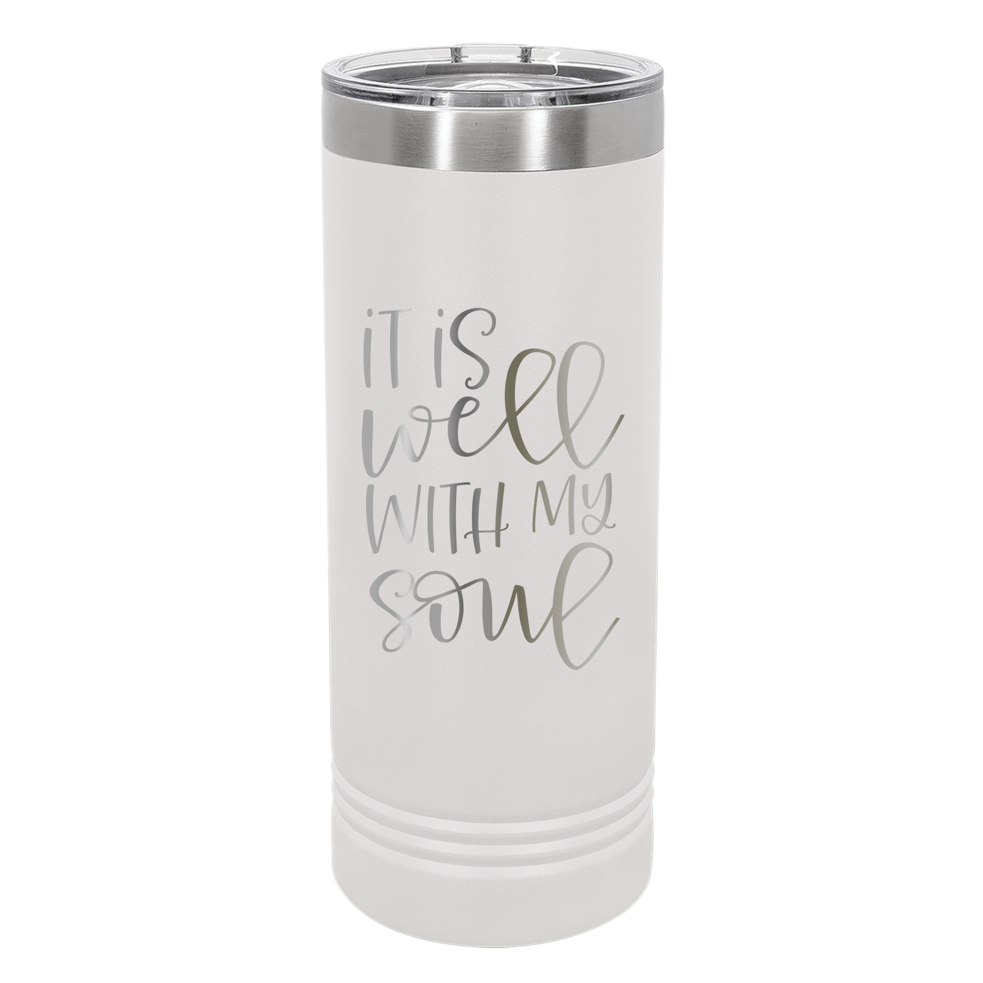 It Is Well 22oz Insulated Skinny Tumbler