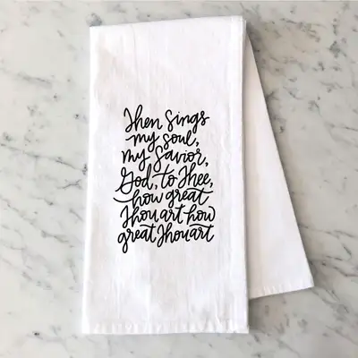 How Great Thou Art Tea Towel