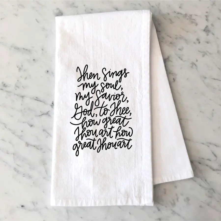 How Great Thou Art Tea Towel