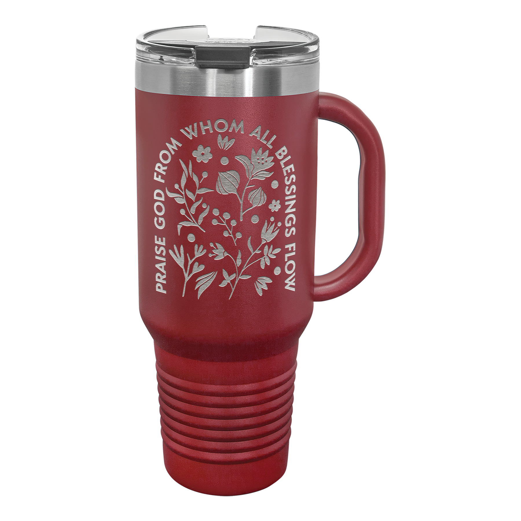Praise God From Whom 40 oz Insulated Travel Tumbler