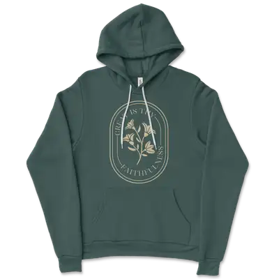 Great Is Thy Faithfulness Ladies Hoodie