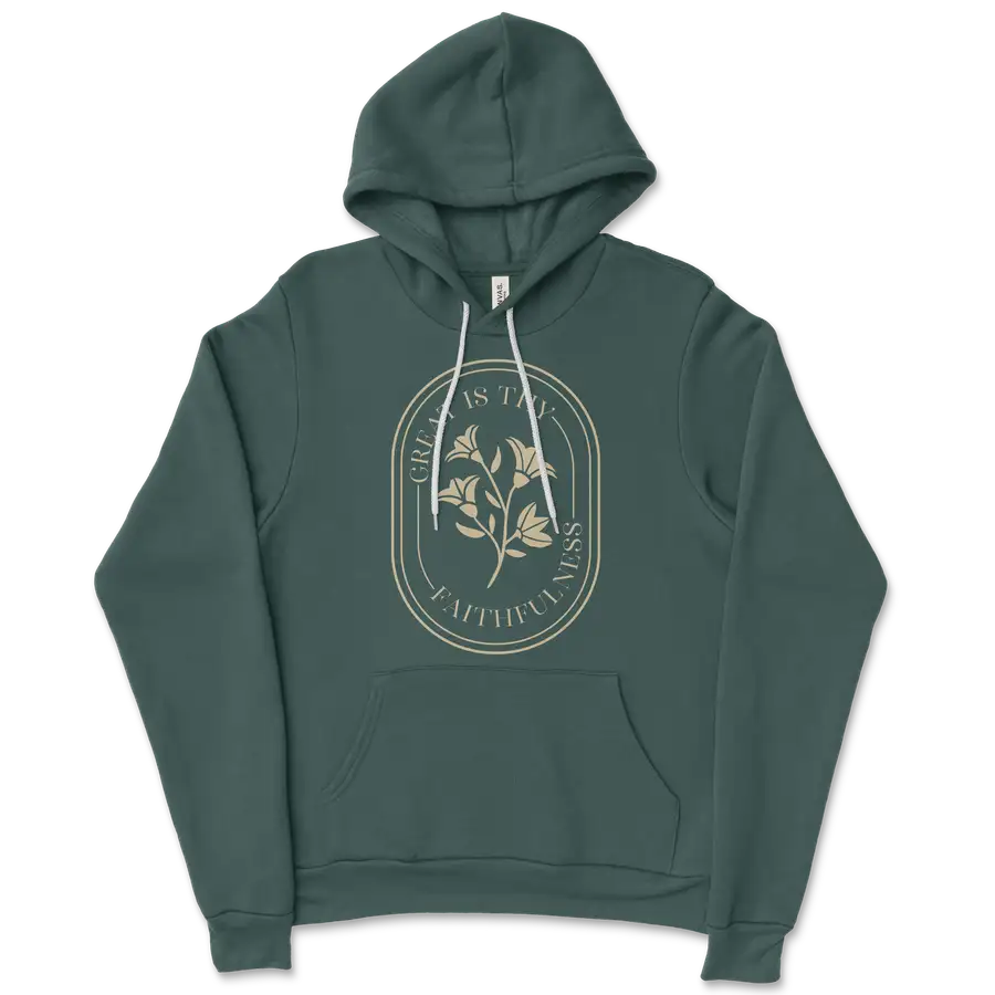 Great Is Thy Faithfulness Ladies Hoodie