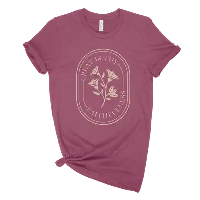 Great Is Thy Faithfulness Unisex Tee