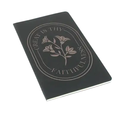 Great Is Thy Faithfulness Laser Etched Moleskine Journal