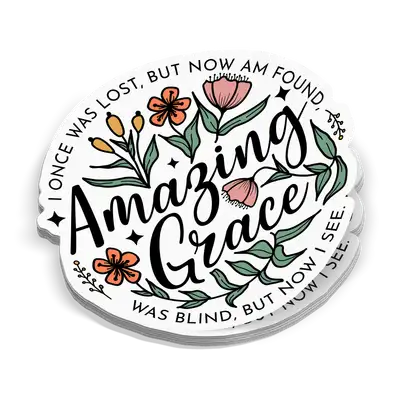 Amazing Grace Sticker
