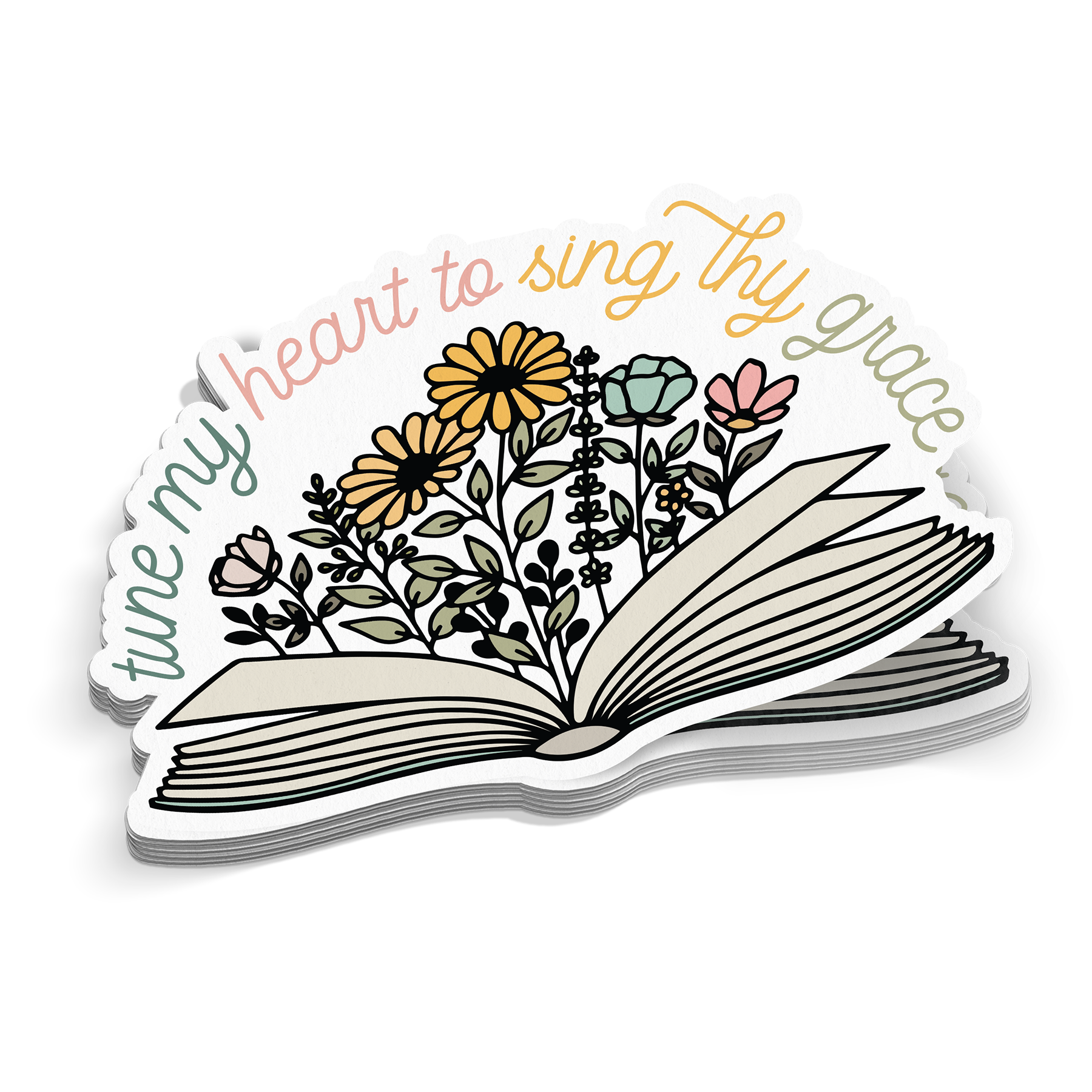 Tune My Heart To Sing Sticker