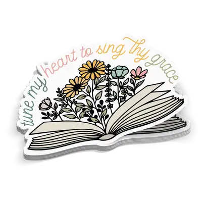 Tune My Heart To Sing Sticker