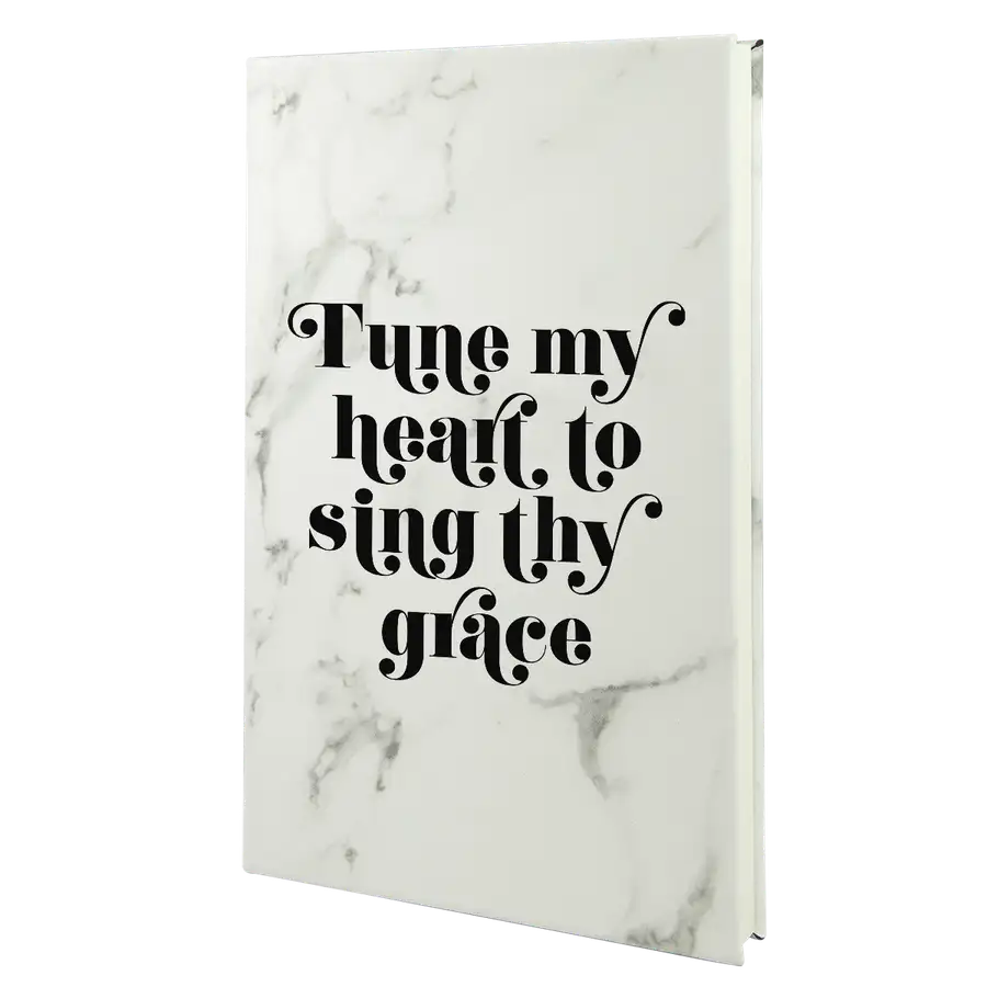 Tune My Heart Leatherette Hardcover Journal